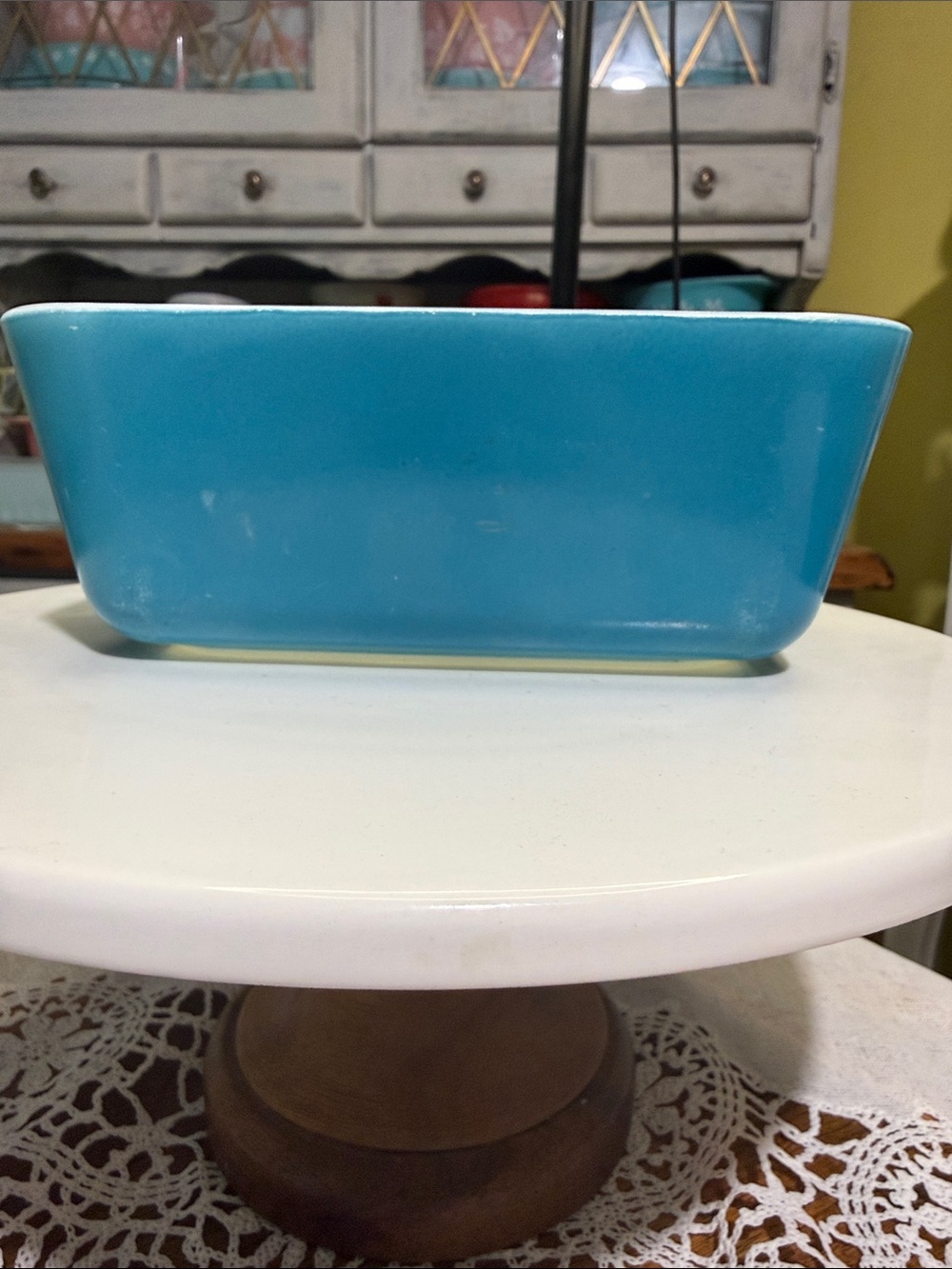 Pyrex Turquoise Rectangular Baking Dish 0502